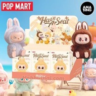 POP MART - Labubu The Monsters Have a Seat Labubu 原封一盒六隻 坐坐派對搪膠毛絨系列 (Zimomo Popmart) 原封一盒六隻 款式六隻都唔同 