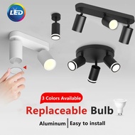 LED Spotlight GU10 Replaceable Track Ceiling Lamp for Kitchen Living Room Store Decoration Lighting