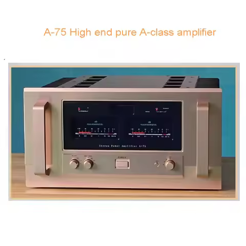 A-75 Pure Class A Golden Voice HIFI Amplifier Voltage 220V/110V Damping Coefficient 1000 Maximum Pow