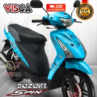 Decal Spin 125 Full Body Stiker Spin 125 Full Body Stiker Motor Suzuki Spin 125 Full Body Decal Holo