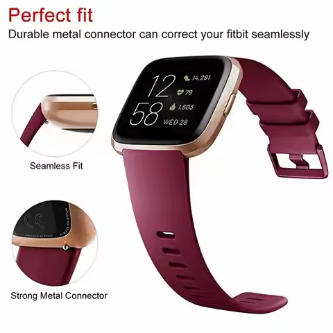 Silicone strap For Fitbit Versa 2 Watch Band Soft smartwatch Correa Sport Bracelet For Fitbit Versa2