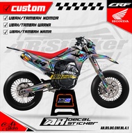 Decal Full Hologram CRF 150L - Decal Stiker CRF 150L Hologram 004