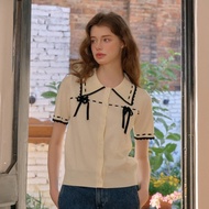 Johanna 彼得潘領蝴蝶結上衣