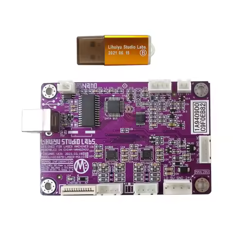 LIHUIYU M2 M3 Nano Laser Controller Mother Main Board System+ Dongle B Co2 Engraving Cutting Machine