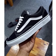 SEPATU SNEAKERS PRIA VANS121 OLD SKOOL HITAM PUTIH MOTIF CASUAL SNEAKERS PRIA WANITA TERLARIS TREND