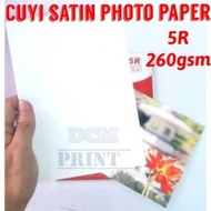 CUYI 5r Rough Satin Photo Paper, High Quality photo paper