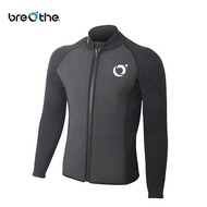 Taiwan Diving---BREATHE 2.5mm Fine Shark Cold-Proof Top+Wear-Resistant Trousers-Men Style 26-M-JK-BK