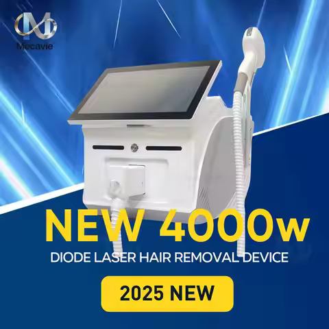 Portable 4Wave Soprano Ice Titanium Professional 808 Diode Laser Hair Removal Machine 4000W Painless