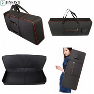 JINKING Keyboard Bag, 61/76/88 Key Waterproof Instrument Keyboard Case, Durable Anti Shock Cotton Pa