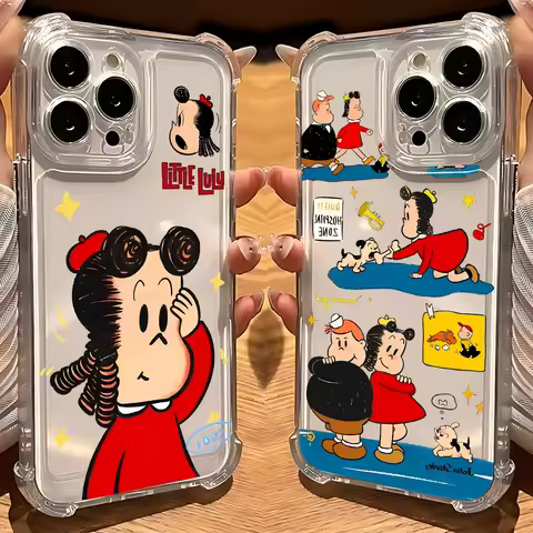 Cute Little Girl L-lulu New Phone Case For IPhone 16e 16 15 14 13 12 11 Mini Pro Max X XR XSMax 7 8 