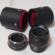 Konica Hexanon 55mm f3.5 with Marco tube