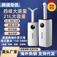 Cross-Border 21L Commercial Humidifier Large Capacity Large Fog Volume Ultrasonic Atomizer CE Certif