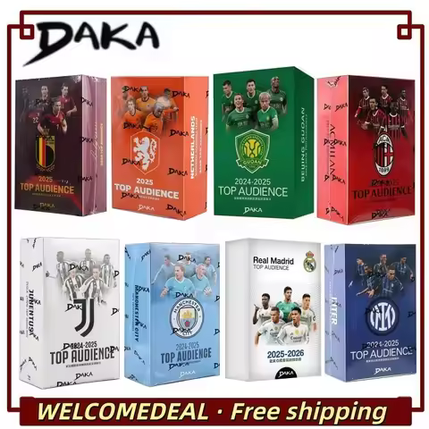 Genuine 2025-26 DAKA Messi Mbappe Yamal Football Collection Card Real Madrid Barcelona Manchester Ju