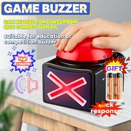 Game Answer Buzzer Alarm Button With Sound Light Trivia Quiz Got Talent Buzzer responder