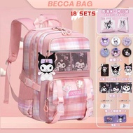 💕New on sale💕beg sekolah rendah perempuan school beg for girl beg sekolah girl beg sekolah kuromi pe