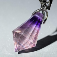 No.140 紫紅超七 靈擺 髮絲 超級七項鍊 切面 吊墜 超七水晶 吊墜