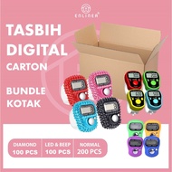 Tasbih doorgift digital tasbih digital beep borong led manik bundle digital tally counter