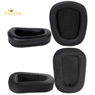 Replacement Memory Foam &amp; Mesh Fabric Ear Cushion Pads Earmuffs Cover for Logitech G633 G933 Headphone Only