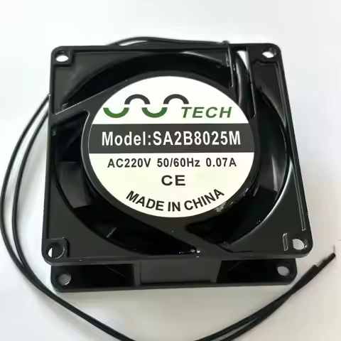 SA2B8025M AC 220V 0.07A 80x80x25mm 2-Wire Cooling Fan