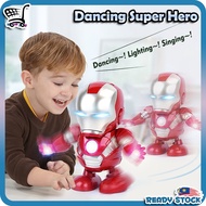 Dancing Super Hero Dance Robot Dance Avengers Dance Hero Mainan Budak Viral Tiktok 抖音跳舞机器人