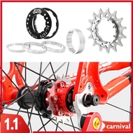 Sunniiee Single Speed 15T Cassette Single Cog Set Cog Fixed Gear Cassette Freewheel Removeable Conve