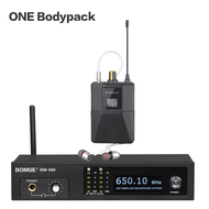 BOMGE IEM580 UHF Wireless In Ear Stage Monitor System Professional 2 Channels160 ft. Operation Ideal