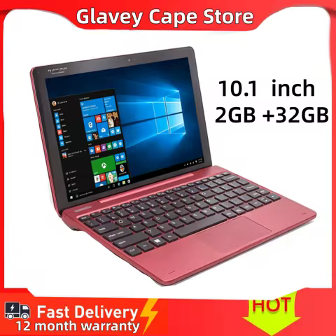10.1 INCH Remax 2GB RAM 32GB ROM 64 Bit Windows 10 Tablet PC 2 In1 With Keyboard X5-Z8350 Quad-Core 