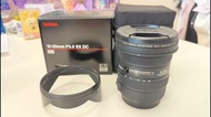Sigma 10-20mm f3.5 EX DC  Canon