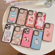 CaseTifg Cute Orange Cat High Quality Clear Shockproof Phone Case With Box For iPhone 16 12 13 14 15