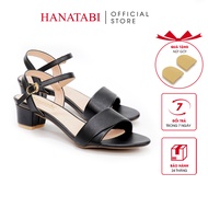 Hanatabi 3cm High Heel Women's Sandals with 1 Strap and Back C Sole TA Bigsize High Quality (35-41) 