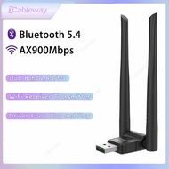 WiFi6 USB Wireless Adapter AX900M Dual Band Wireless Network Card Plug and Play 5G High-speed Networ