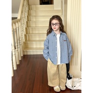 S89 Children's Fashion Striped Long-Sleeved Shirt