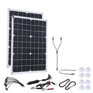 Cross-Border Supply 40W พลังงานแสงอาทิตย์ชุด Double-Layer แผงควบคุมพลังงานแสงอาทิตย์ส่วนประกอบฉุกเฉิ