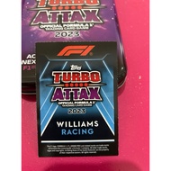 F1 Team Williams Racing | F1 Turbo Attax 2023 | 91 - 99