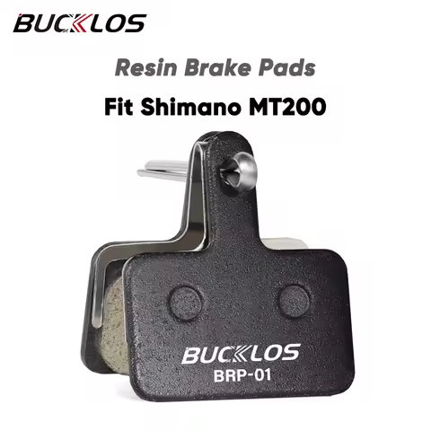 BUCKLOS Brake Pads Fit B01S B03S B05S Bicycle Resin Disc Brake Pads for SHIMANO MT200 Durable MTB Ro