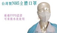 台灣製 N95口罩／立體耳掛式口罩／立體口罩／N95口罩【伊豆無塵室耗材】