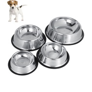 (SG Stocks) Stainless Steel Pet Bowl Dog Food Bowl Cat Food Bowl Pet Water Bowl Pet Pet Food Bowl Pe