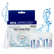 Drinking Water Essentials Kit - 200 Aquatabs Water Purification Tablets + 50 Chlorine Test Strips - 