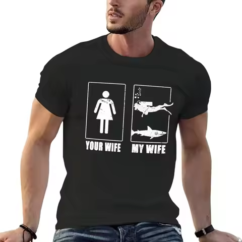 Shrek Your Wife My Wife scuba diving - funny scuba diving gift idea for wife - my vs your T-shirt sp