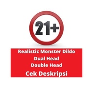 Ready Stock Sex Toys - Monster Dildo Realistic - Jumbo Dildo Double