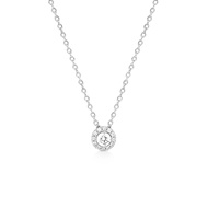 Jewellista สร้อยคอพร้อมจี้ Domon เงินแท้ ประดับพลอย CZ