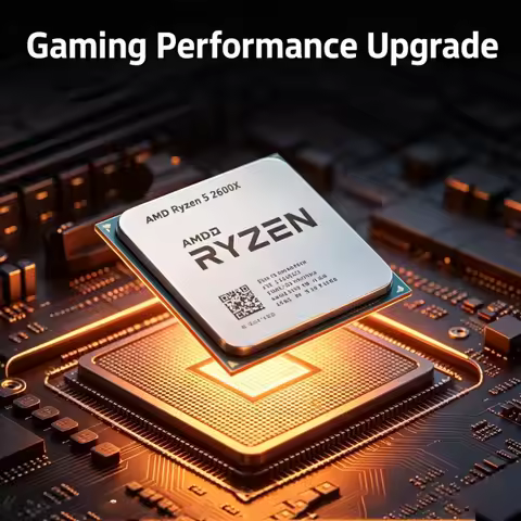 Compatible AM4 Series Mainboard CPU AMD R5 2600X 6 Core 12 Thread High Frequency Disassembled Chip