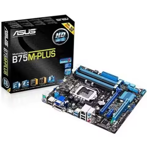 Asus / ASUS B75M-PLUS P8B75-V B75M-A B75 motherboard 1155 pin support E31230v2