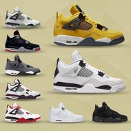 AJ4 Electric Mother Jordan Electric Mother Black Cement Paris Basketball Shoes Joe 4 Mandarin Duck A