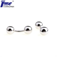 French cufflinks cufflinks cufflinks Men's cufflinks Metal cufflinks Double Ball Bow