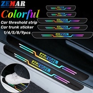 Haval Car Door Sill Sticker Colorful Reflective Sticker Car Threshold Sticker Anti Scratch Protector