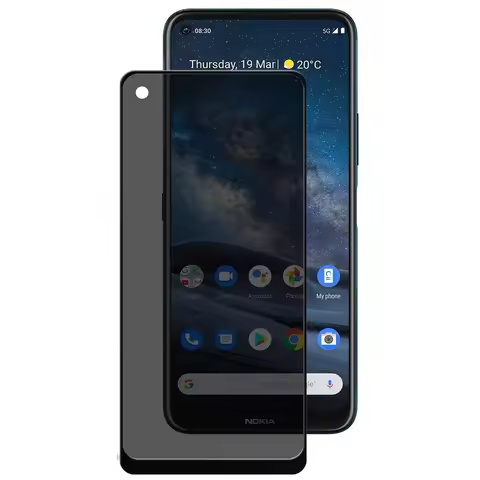 Privacy Filter Tempered Glass Film AntiSpy Shield Screen Protector for Nokia 8.3/Nokia 5.3/6.2/7.2/3