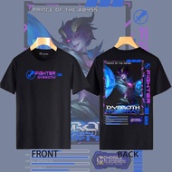 Mobile Legends Dyrroth Back Print Unisex T-shirt (Sizes S-5XL)