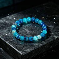 Energy Bracelet Energy braceletTEMU Blue Agate Bracelet Energy Stone Fashion Jewelry Natural Stone B