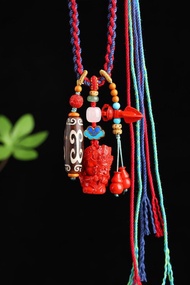 天然原礦硃砂精品紅砂扎基拉姆包掛  鑰匙掛硃砂含量高達95以上